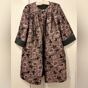 BURU Brocade Swing Coat